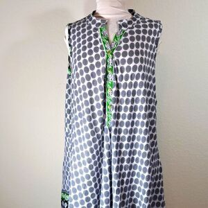 Seven Islands Women’s Dress 3X Coverup Asymmetrical Hem Rayon Sleeveless Beachy